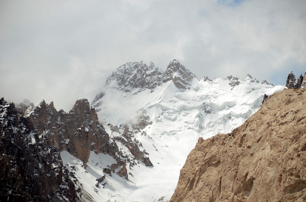 06 Mountain Across The Shaksgam Valley On Descent From Aghil Pass On Trek To K2 North Face In China